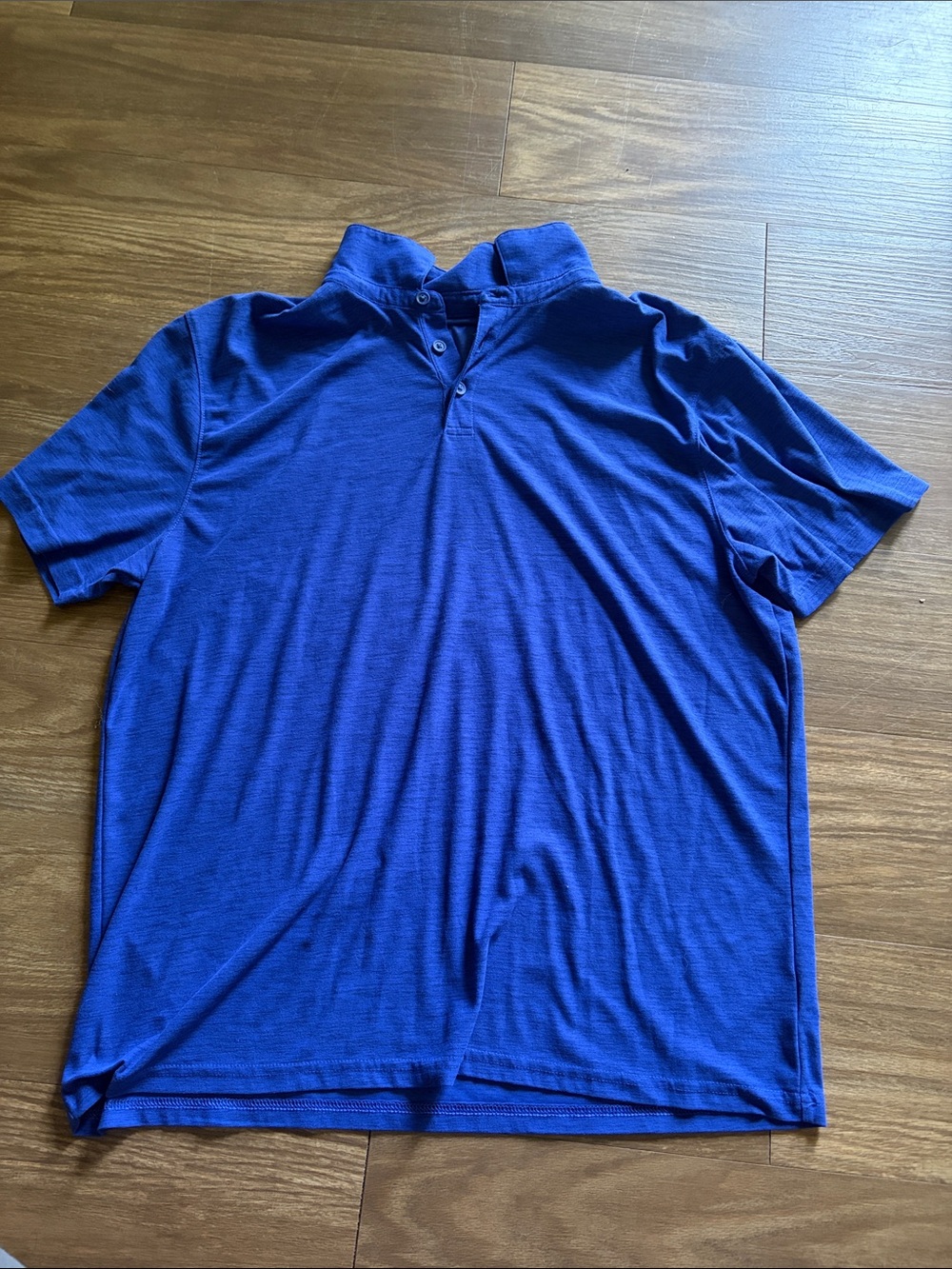 Men's Blue Polo Shirt - Classic Short Sleeve